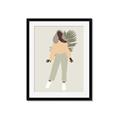 Picture of Palm Girl Fashion IV _GroupedProduct_Rectangle_Portrait_Framed_Matted_