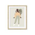 Picture of Palm Girl Fashion IV _GroupedProduct_Rectangle_Portrait_Framed_Matted_