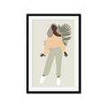 Picture of Palm Girl Fashion IV _GroupedProduct_Rectangle_Portrait_Framed_Matted_
