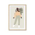 Picture of Palm Girl Fashion IV _GroupedProduct_Rectangle_Portrait_Framed_Matted_
