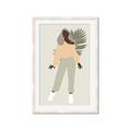 Picture of Palm Girl Fashion IV _GroupedProduct_Rectangle_Portrait_Framed_Matted_