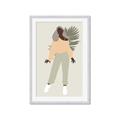 Picture of Palm Girl Fashion IV _GroupedProduct_Rectangle_Portrait_Framed_Matted_