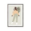 Picture of Palm Girl Fashion IV _GroupedProduct_Rectangle_Portrait_Framed_Matted_