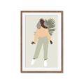 Picture of Palm Girl Fashion IV _GroupedProduct_Rectangle_Portrait_Framed_Matted_