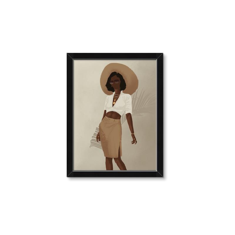 Picture of Fashion lady II _GroupedProduct_Rectangle_Portrait_Framed_Matted_