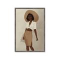 Picture of Fashion lady II _GroupedProduct_Rectangle_Portrait_Framed_Matted_