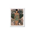 Picture of Tropical Lady II _GroupedProduct_Rectangle_Portrait_Framed_Matted_