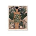 Picture of Tropical Lady II _GroupedProduct_Rectangle_Portrait_Framed_Matted_