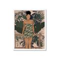 Picture of Tropical Lady II _GroupedProduct_Rectangle_Portrait_Framed_Matted_