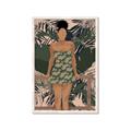 Picture of Tropical Lady II _GroupedProduct_Rectangle_Portrait_Framed_Matted_