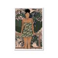 Picture of Tropical Lady II _GroupedProduct_Rectangle_Portrait_Framed_Matted_