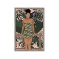 Picture of Tropical Lady II _GroupedProduct_Rectangle_Portrait_Framed_Matted_