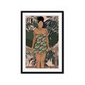 Picture of Tropical Lady II _GroupedProduct_Rectangle_Portrait_Framed_Matted_