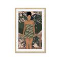 Picture of Tropical Lady II _GroupedProduct_Rectangle_Portrait_Framed_Matted_