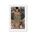 Picture of Tropical Lady II _GroupedProduct_Rectangle_Portrait_Framed_Matted_