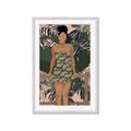 Picture of Tropical Lady II _GroupedProduct_Rectangle_Portrait_Framed_Matted_