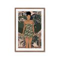 Picture of Tropical Lady II _GroupedProduct_Rectangle_Portrait_Framed_Matted_