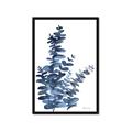 Picture of Navy Blue Eucalyptus I  _GroupedProduct_Rectangle_Portrait_Framed_Matted_