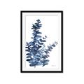 Picture of Navy Blue Eucalyptus I  _GroupedProduct_Rectangle_Portrait_Framed_Matted_