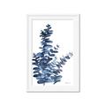 Picture of Navy Blue Eucalyptus I  _GroupedProduct_Rectangle_Portrait_Framed_Matted_