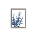 Picture of Navy Blue Eucalyptus II _GroupedProduct_Rectangle_Portrait_Framed_Matted_