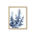 Picture of Navy Blue Eucalyptus II _GroupedProduct_Rectangle_Portrait_Framed_Matted_