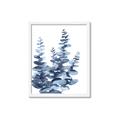 Picture of Navy Blue Eucalyptus II _GroupedProduct_Rectangle_Portrait_Framed_Matted_