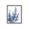 Picture of Navy Blue Eucalyptus II _GroupedProduct_Rectangle_Portrait_Framed_Matted_