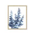 Picture of Navy Blue Eucalyptus II _GroupedProduct_Rectangle_Portrait_Framed_Matted_