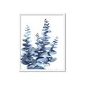 Picture of Navy Blue Eucalyptus II _GroupedProduct_Rectangle_Portrait_Framed_Matted_