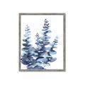 Picture of Navy Blue Eucalyptus II _GroupedProduct_Rectangle_Portrait_Framed_Matted_