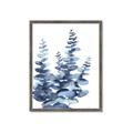 Picture of Navy Blue Eucalyptus II _GroupedProduct_Rectangle_Portrait_Framed_Matted_
