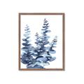 Picture of Navy Blue Eucalyptus II _GroupedProduct_Rectangle_Portrait_Framed_Matted_