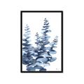 Picture of Navy Blue Eucalyptus II _GroupedProduct_Rectangle_Portrait_Framed_Matted_