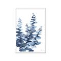 Picture of Navy Blue Eucalyptus II _GroupedProduct_Rectangle_Portrait_Framed_Matted_