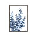 Picture of Navy Blue Eucalyptus II _GroupedProduct_Rectangle_Portrait_Framed_Matted_