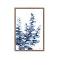 Picture of Navy Blue Eucalyptus II _GroupedProduct_Rectangle_Portrait_Framed_Matted_