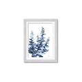 Picture of Navy Blue Eucalyptus II _GroupedProduct_Rectangle_Portrait_Framed_Matted_