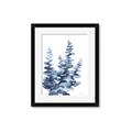 Picture of Navy Blue Eucalyptus II _GroupedProduct_Rectangle_Portrait_Framed_Matted_