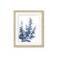 Picture of Navy Blue Eucalyptus II _GroupedProduct_Rectangle_Portrait_Framed_Matted_