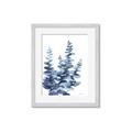 Picture of Navy Blue Eucalyptus II _GroupedProduct_Rectangle_Portrait_Framed_Matted_
