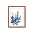 Picture of Navy Blue Eucalyptus II _GroupedProduct_Rectangle_Portrait_Framed_Matted_