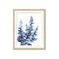 Picture of Navy Blue Eucalyptus II _GroupedProduct_Rectangle_Portrait_Framed_Matted_