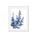 Picture of Navy Blue Eucalyptus II _GroupedProduct_Rectangle_Portrait_Framed_Matted_