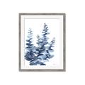 Picture of Navy Blue Eucalyptus II _GroupedProduct_Rectangle_Portrait_Framed_Matted_