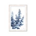 Picture of Navy Blue Eucalyptus II _GroupedProduct_Rectangle_Portrait_Framed_Matted_