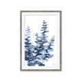 Picture of Navy Blue Eucalyptus II _GroupedProduct_Rectangle_Portrait_Framed_Matted_
