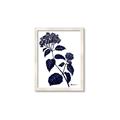 Picture of Blue Flower on White I _GroupedProduct_Rectangle_Portrait_Framed_Matted_