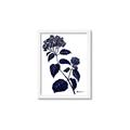 Picture of Blue Flower on White I _GroupedProduct_Rectangle_Portrait_Framed_Matted_