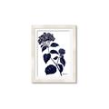Picture of Blue Flower on White I _GroupedProduct_Rectangle_Portrait_Framed_Matted_